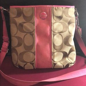 Coach cross body purse